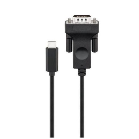 "High-Quality MicroConnect USB-C to VGA 1.8m Black Cable - USB3.1CVGA1.8"